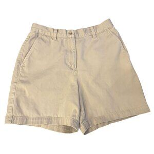 Vintage Lauren Ralph Lauren Khaki Chino Shorts - 100% Cotton Safari Shorts - Sz